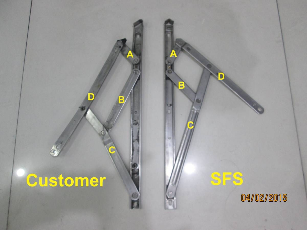 bar hinge, stay hinge, stray hinge