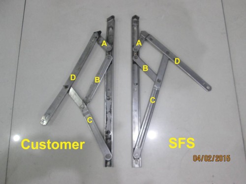 bar hinge, stay hinge, stray hinge