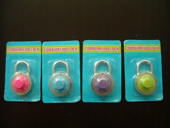 Compact Combination Lock for Lockers & Storage