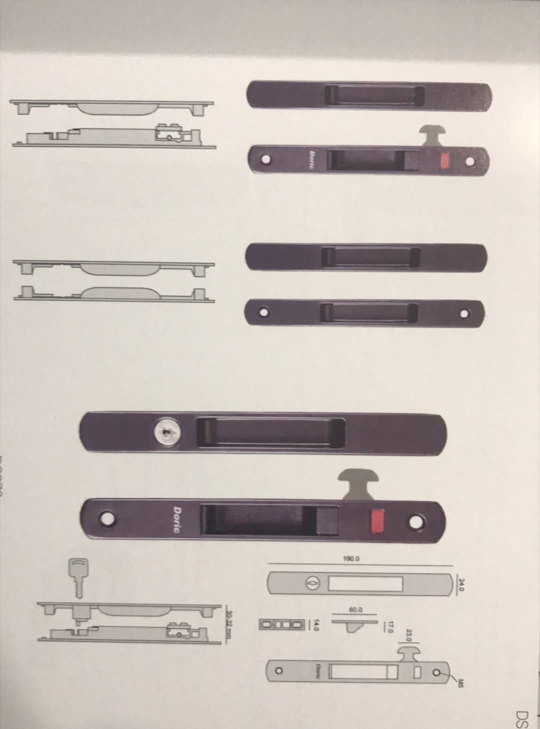 glass  lock