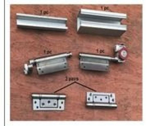 Aluminum Door Hinge Set
