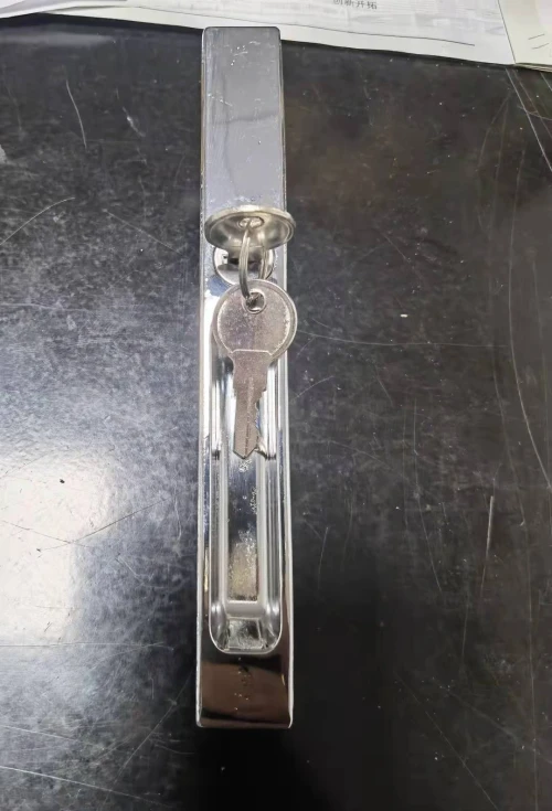 flush lock, flush handle, bar lock