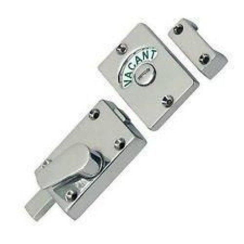 Stainless Steel Slide Lock for Commercial Toilets