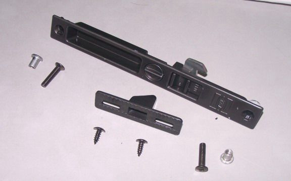 flush lock, flush handle, bar lock
