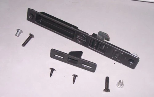 flush lock, flush handle, bar lock