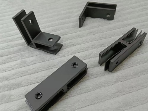 Glass hardware brackets